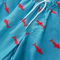 thumbnail image 4 of CCRFTGI Boys Swim Trunks Size 6-7 Beach Vacation Summer Bathing Suit Lightweight Quick Dry Hawaii Boards Shorts for Kids Swimsuit Sky Blue 4-5 Years, 4 of 5