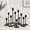 Black-Set of 12, variant on Set Of 54 Taper Candle Holder Bulks For Wedding Party