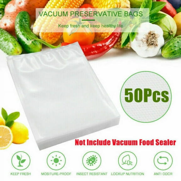 Vacuum Sealer Bags for Food, Universal Design Airtight Barrier, Freezable Microwave Safe Ensuring Safe and Convenient Storage (Maximum 25cm Wide)