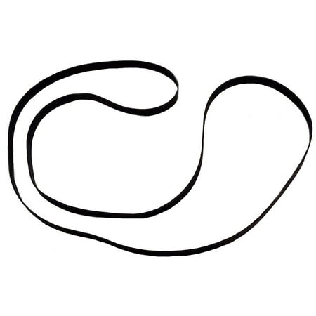 Molded Belt Loop Turntable Belt For Pioneer PL-450 PL-570 PL-590 PL-600, Precision Molded Flat Rubber Turntable Belt By Durpower From USA ()
