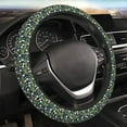 thumbnail image 3 of Lsque Fun Panda Playing With Bamboo Leaves Ultra Soft Car Steering Wheel Cover for Women, Standard 15 inch Size for Truck Van SUV Auto, 3 of 8
