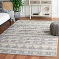 thumbnail image 2 of SAFAVIEH Martha Stewart Lucia Shag Area Rug, Ivory Grey/Dark Grey, 8' x 10', 2 of 8
