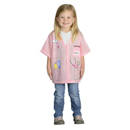 My 1st Career Gear Pink Dr. Top, One Size Fits Most, Ages 3-6