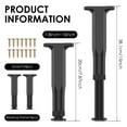 thumbnail image 6 of 4Pcs Bed Frame Support Leg 7.8-15inch Adjustable Height Frame Center Slats Support Leg Hard Plastic Furniture Support Leg Replacement Sofa Support Leg for King and Queen Bed, 6 of 9