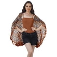 thumbnail image 2 of Moomaya Front Open Printed Shrug Beach Clothes For Kimono Cardigans For Women, 2 of 5