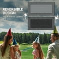 thumbnail image 5 of Outsunny Outdoor Rug & Bag, 9' x 18' Plastic Rug, Black & Gray Border, 5 of 8