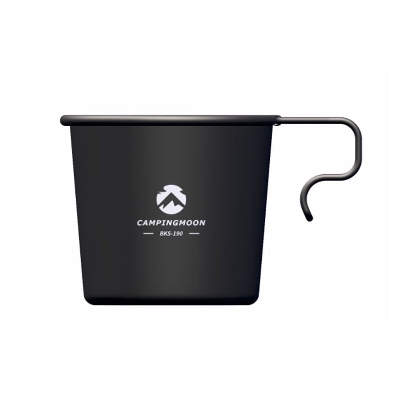 Kit Camping Titane : Casserole 750 Ml + Tasse 450 Ml - Gris Gunmetal - ULTRALÉGER
