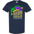 thumbnail image 3 of Inktastic Mardi Gras New Orleans Louisiana Jester Hat T-Shirt, 3 of 5