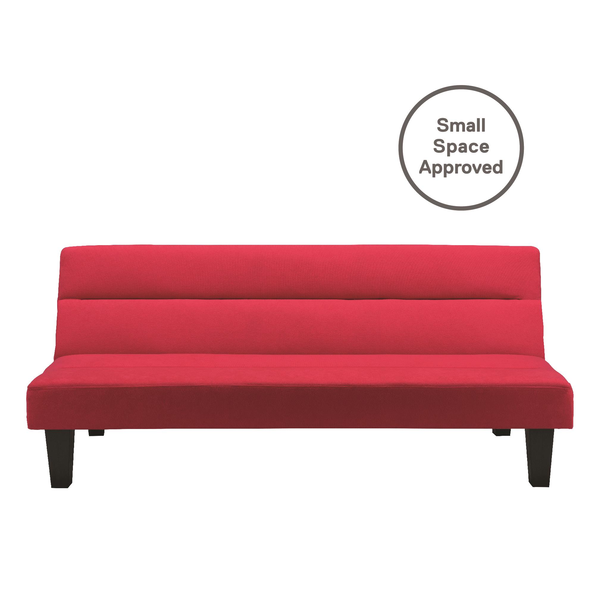 DHP Kebo Futon with Microfiber Cover, Red - image 3 of 13