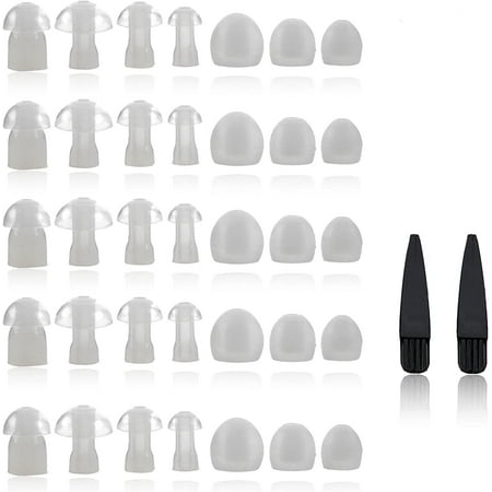 MEDca Hearing Aid Domes - Large Earbud Replacements and BTE Hearing Sound Amplifiers - Grey