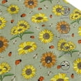 thumbnail image 3 of Balery Sage Green With Sunflowers Gorra de béisbol de tamaño ajustable para correr, entrenar y actividades al aire libre. Gorra de papá para todas las estaciones., 3 of 6