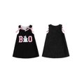 thumbnail image 2 of Miaouyo Toddler Girl Halloween Corduroy Dress with Bow Embroidered Sleeveless Dress, 2 of 8