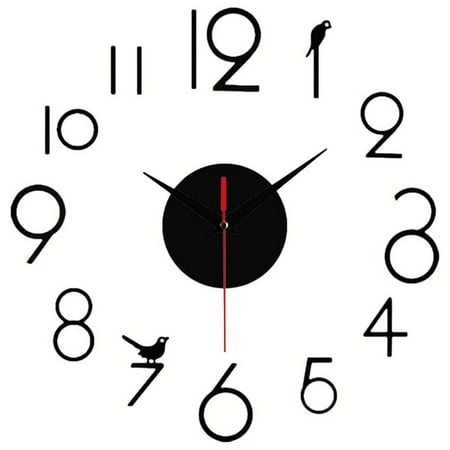 

GuLuBin Christmas Decorations Large Frameless 3D Wall Clock Large Silent Mirror for Living Room Modern Wall Clock Number for Bedroom Home office Decor Easy To Assemble Chandelier Beads with