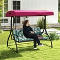 thumbnail image 2 of Outdoor Swing Cushions 47”, Porch Swing Cushions Thicken 4", Anti-Fading Patio Swing Chair Pads, Waterproof Bench Cushions, Swing Chair Cushion for Outdoor Canopy Swing Glider, 2 of 7