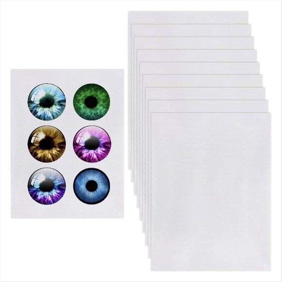 10 Piezas de para Ojos de Disfraz de Furry, 11,8 X 8,6 Pulgadas, de Plástico para Disfraz de Furry, Antipolvo de PVC de 0,5 mm, para Cosplay de Furry