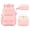fen(Three-piece), variant on AoDai Simple color-matching student backpack with large capacity Oxford fabric shoulder bag. Campus backpack with fluffy hanging charm.