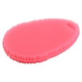 thumbnail image 2 of Cepillo de limpieza para lavar platos de silicona suave, herramienta de lavado para el hogar y la cocina (rojo), 2 of 2