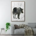 thumbnail image 2 of Bear Totem Framed Premium Gallery Wrapped Canvas - Ready to Hang - 17 x 25 - Walnut Floating Frame, 2 of 9