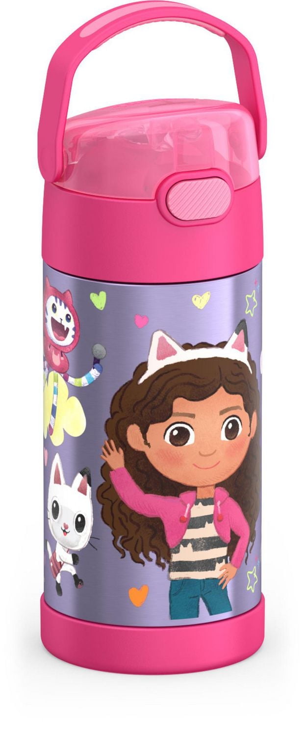 Thermos Funtainer 12 Oz Vacuum Insulated Straw Bottle, la Maison de Poupée de Gabby