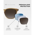 thumbnail image 4 of Gafas de sol WearMe Pro Nick Polarized Modern Square Frame, 4 of 7