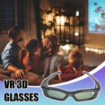 thumbnail image 2 of Wmool For DLP-LINK Bla 3D Glasses Projection TV Home Theater ~Ray Video GL4, 2 of 7
