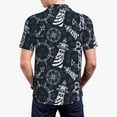 thumbnail image 6 of Wukai Anchors and Lighthouse Men’s Polo Shirts,Quick-Dry Athletic Shirt,Classic Fit Shirts-X-Large, 6 of 8