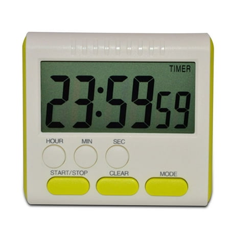 

Digital Time Magnetic Large LCD Digital Kitchen Timer Alarm Count Up&Down Clock 24 Hours