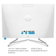 thumbnail image 6 of HP 22 All-in-One PC, Intel Pentium Silver J5040, 4GB RAM, 128GB SSD, Snow White, Windows 11 Home in S mode, 22-dd0123w, 6 of 9