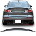thumbnail image 4 of IKON MOTORSPORTS, Pre-Painted Trunk Spoiler Compatible with 2008-2017 Mitsubishi Lancer, D Style ABS Painted #A39 Graphite Gray Pearl Trunk Boot Lip Wing Deck Lid Available, 2009 2010, 4 of 4