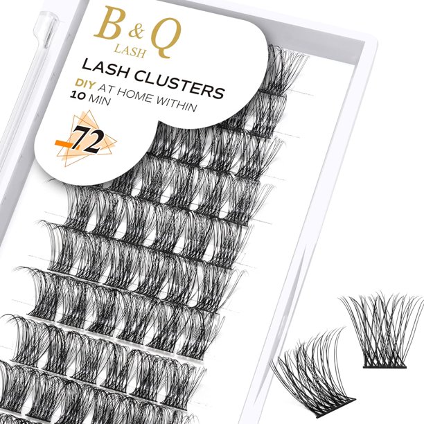 Lash Bond and Seal 10ML B&Q Lash Cluster Bond and Seal Pegamento para pestañas Pegamento para pestañas DIY Extensiones de pestañas Impermeable Unión y sello de larga duración (Black Bond+Black Seal)