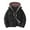 Black, variant on Lenago Quilted Jackets For Men With High Collar Hooded Winter Parka Jackets Fleece Lining Thermal Winter Fashion Outerwear Comfortable Cozy Outerwear Thicken Puffer Jackets
