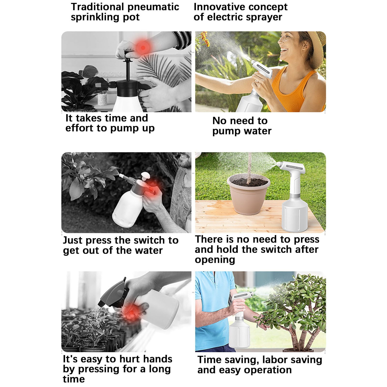 kjfeif Plant Spray Bottle Sprayer Automatic Watering Can Devices Spraying for Indoor Plants Succulent Watering Can for Home Garden Use