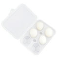 thumbnail image 1 of 6 Grid Egg Storage Box Container Portable Plastic Egg Holder for Outdoor Camping, 1 of 10