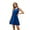 Colorful Blue, variant on Sovtemp Women Summer Casual T-Shirt Dresses Sleeveless Beach Cover up Loose Tank Dress with Pocket