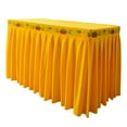 thumbnail image 5 of flameer Buddhist Tablecloth Lotus Flower Design Rectangular Oriental Soft Buddhist Table Light Yellow Flowers, 5 of 8