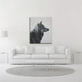 thumbnail image 2 of 11" x 14" Winter Wolf by Davies Babies - Wall Art Print on Canvas Fabric Gray, 2 of 3