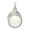thumbnail image 1 of 925 Sterling Silver Drum Collier Pendentif Instrument de Musique, 1 of 6