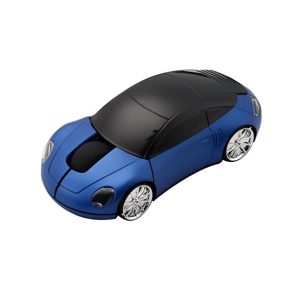 GJX Mini Car Shape 2.4G Wireless Mouse with USB Receiver for Laptop Notebook Desktop Computer