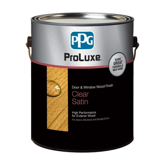 Proluxe Door & Window Wood Finish - 1 Gallon - Clear Satin - SIK48003/01