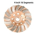 thumbnail image 1 of 4 inch 16 Segments Diamond Cup Grinding Wheels 5/8"-11 Arbor for Concrete and Masonry Angle Grinder, 1 of 7