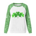 thumbnail image 4 of Qiopertar Mode Femmes Imprimé Col Rond Pull Tops Manches Longues Blouse Confortable Chandail en Molleton Offres de la Semaine Liquidation Moins de 5$ jusqu'à 90 % de Réduction, 4 of 4