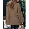 thumbnail image 2 of PRETTYGARDEN Women's Winter Turtleneck Oversized Sweaters Long Sleeve Chunky Knit Slouchy Pullover Sweater Tops, 2 of 7