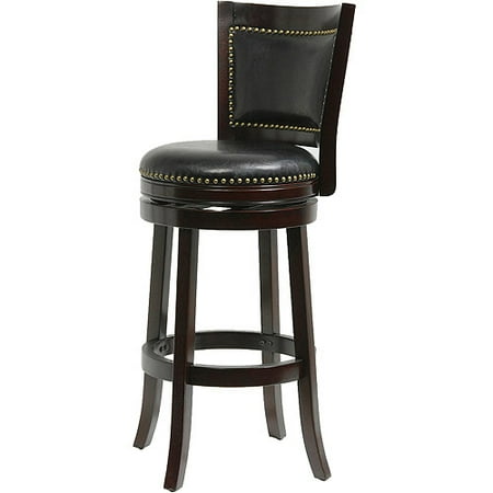 Boraam Bristol Swivel Bar Stool, 29", Multiple Finishes ...