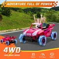 thumbnail image 2 of COCLUB 24V 2 Seater Ride on Car for Kids 4-8 – Electric Car with Remote Control & Bluetooth | Carros Eléctricos para Niños Pink, 2 of 7