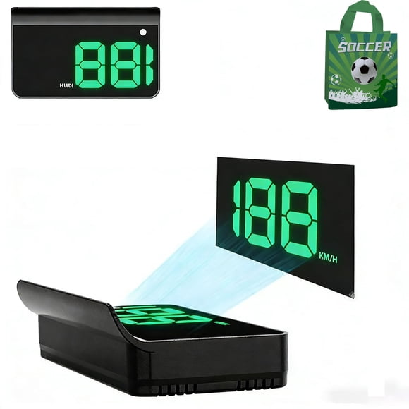 Head up Display Car GPS Digital Speedometer USB Plug and Play Automatic Brightness Adjustment Large Font Display with Sunshade for Cars Trucks Motorcycles Black 1 Pc