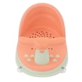 thumbnail image 1 of Silla de ducha infantil, plegable, suave, con mango desmontable, PP, a prueba de piel, asiento de baño para bebé, baño, rosa y verde, 1 of 12