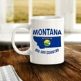 thumbnail image 2 of Designs ByLITA Montana: Big Sky Country 11oz Ceramic Coffee Mug | State Pride Collection, 2 of 6