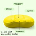 thumbnail image 4 of PureCasa Memory Cotton Pillow for Back, Side & Stomach Sleeper, Orthopedic Design Household Gentle Support Pillows, Breathable Non-Collapsing Cushion for Better Sleep, 16"x8"x4", 1PC, Yellow, 4 of 6