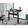 thumbnail image 2 of Fenge 2 Tiers Electric Standing Desk with Monitor Riser Shelf 47 Inch Height Adjustable Office Desk, Sit Stand Computer Workastation (4 Memory Presets), 2 of 7