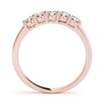 thumbnail image 2 of AoneJewelry 0.25 Carat Diamond Five Stone Engagement Ring In 10K Solid Rose, White & Yellow Gold, 2 of 5